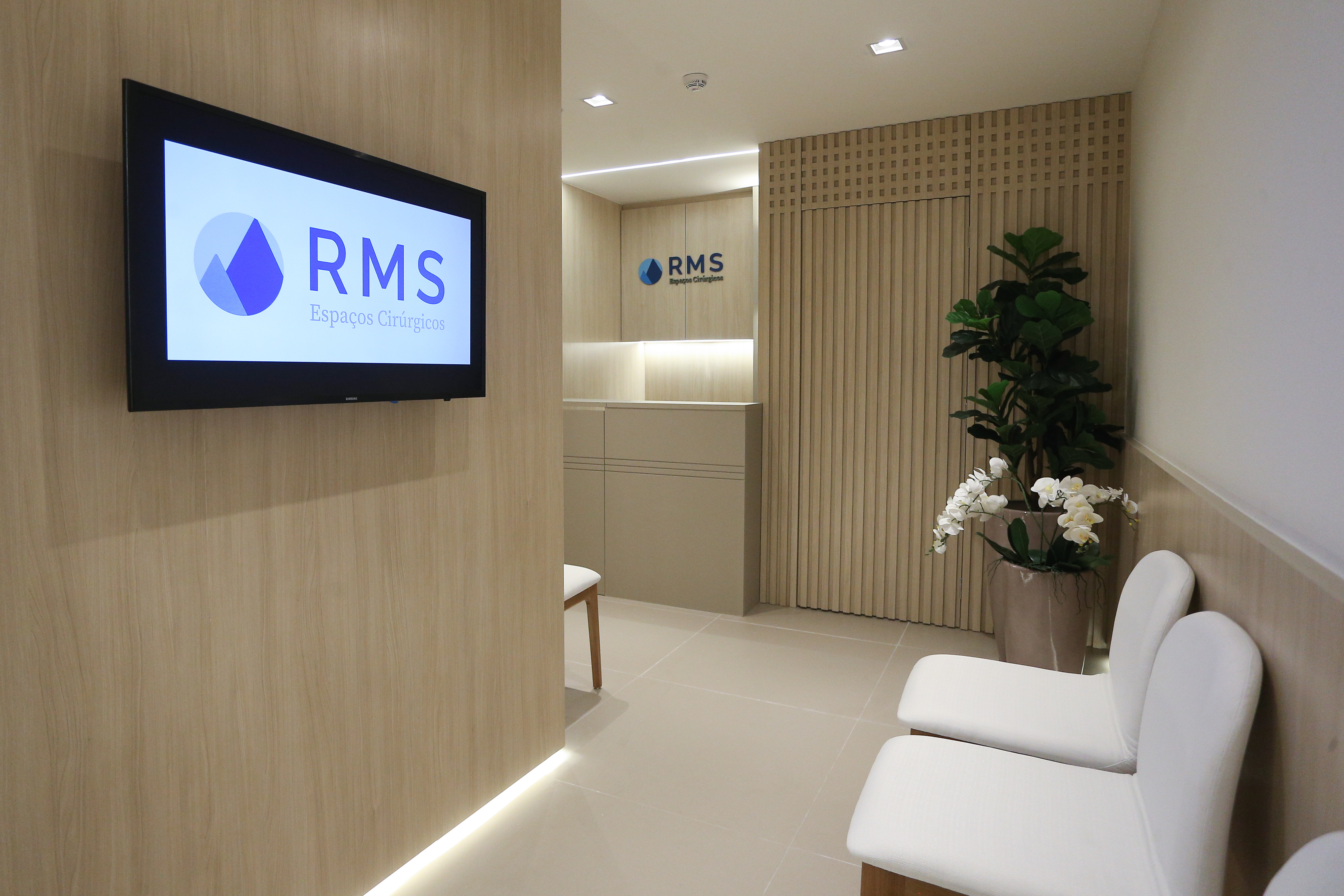 Recepção da RMS Espaços Cirúrgicos - Centro cirúrgico ambulatorial em São Paulo